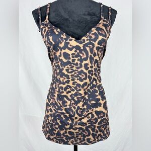 Temu Leopard Print Tank Top